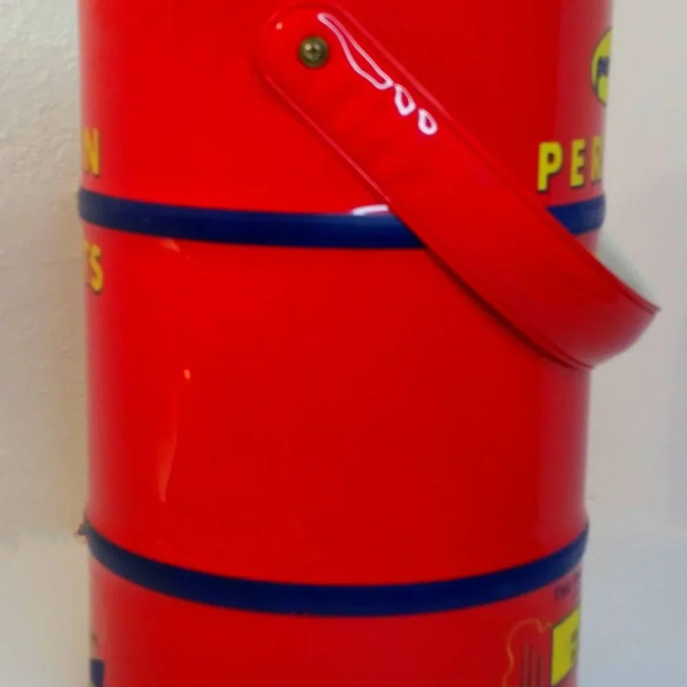 ICE BUCKET- Red Retro Perolin Promotional (Collectible/Man-Cave Decor)